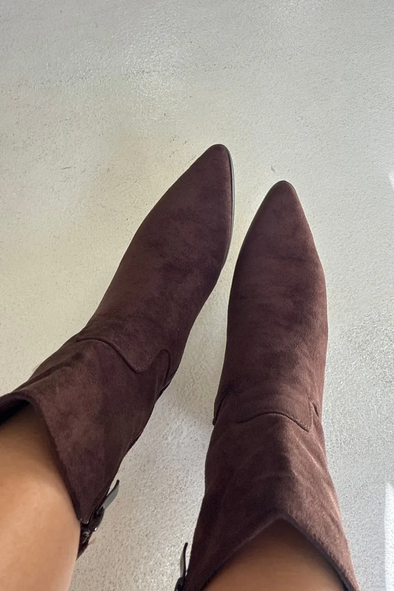 Bloom - Fawn Boots - Dark Maroon