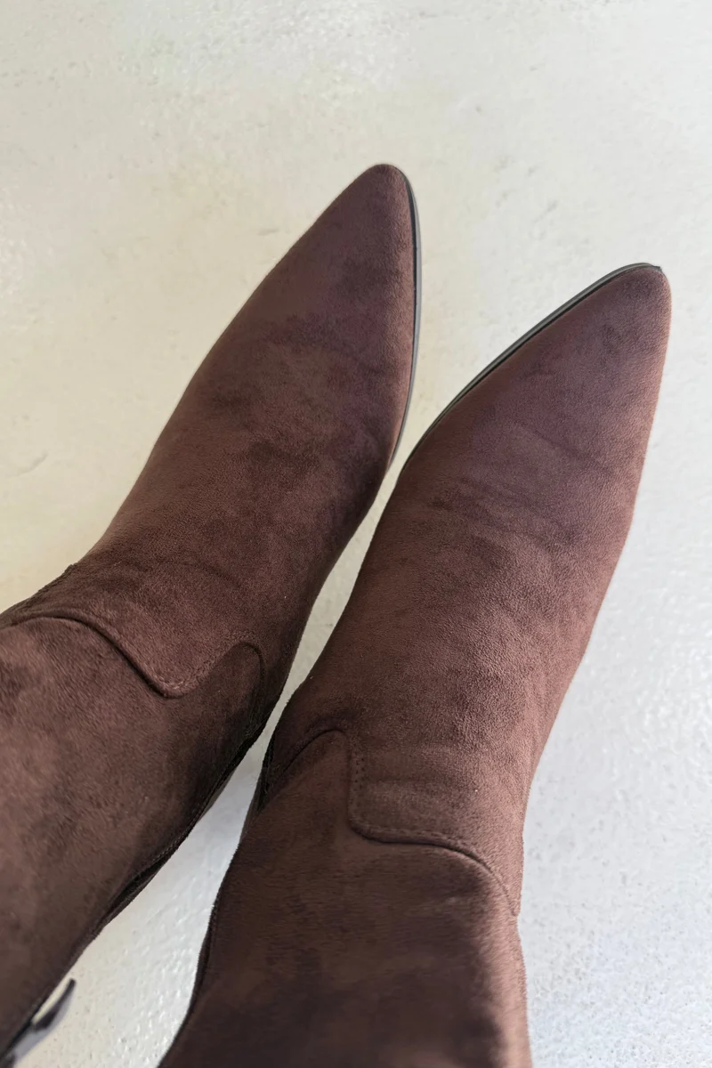 Bloom - Fawn Boots - Dark Maroon