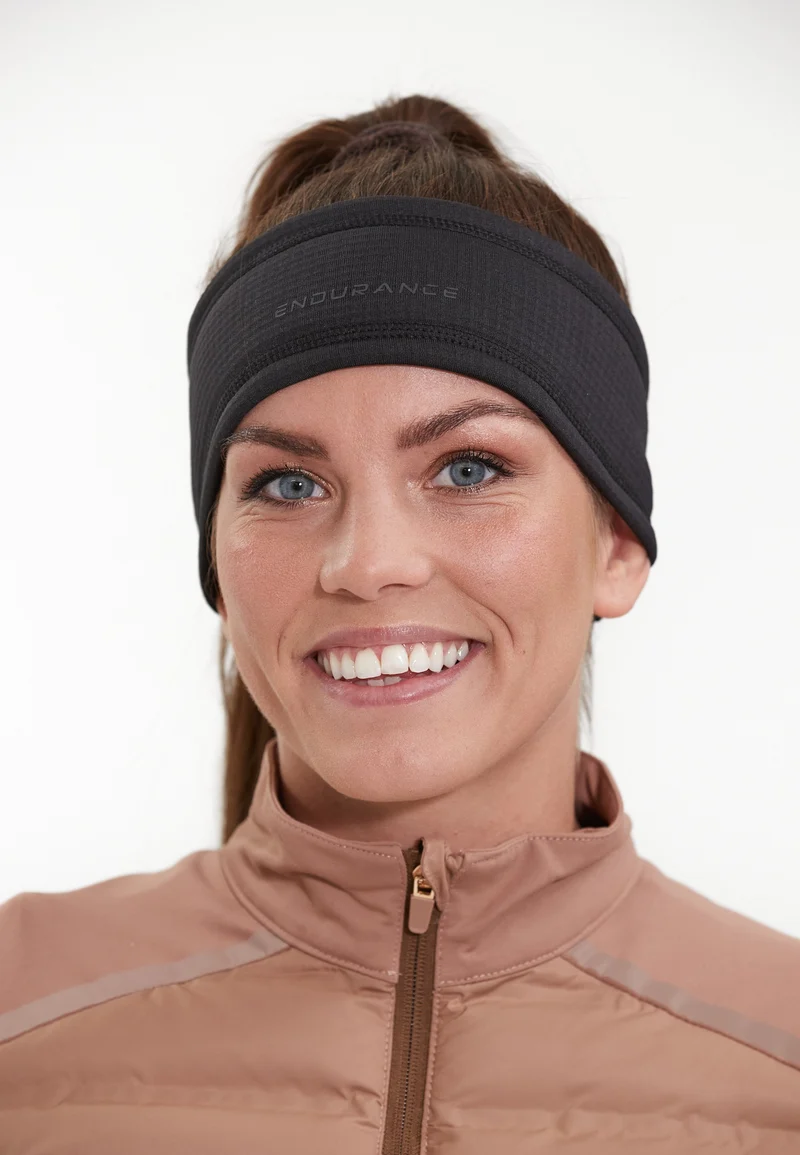 Endurance Unisex Stirnband schwarz