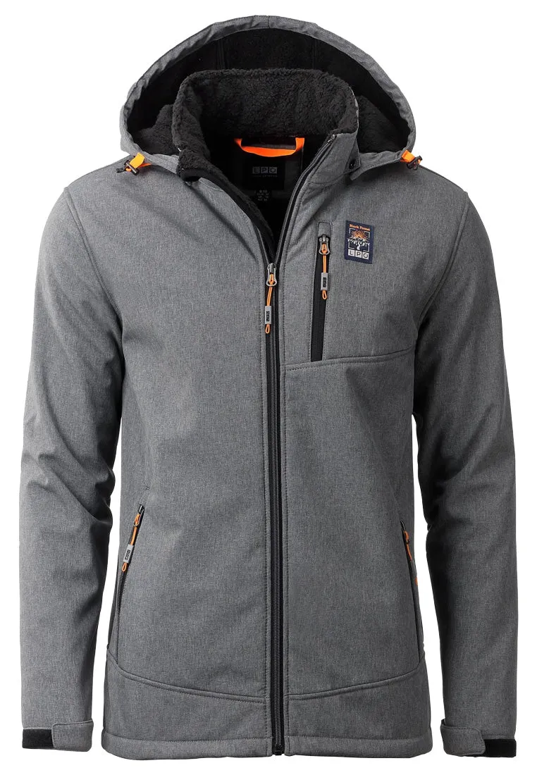 LPO Herren Softshelljacke mit Felleinsatz Laron