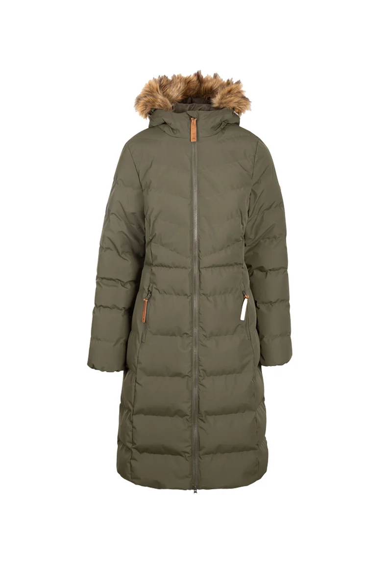 Trespass Damen Outdoormantel mit Fellkapuze AUDREY