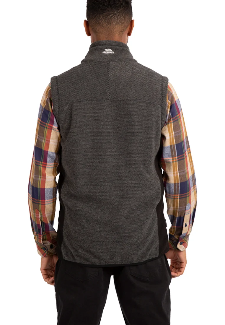 Trespass Herren Fleeceweste JYNXLESS - BLACK