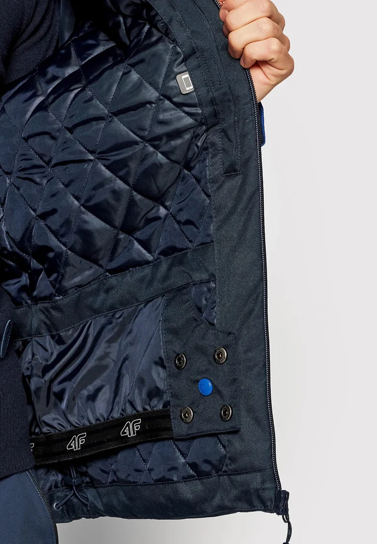 4F Herren Skijacke mit Kapuze H4Z22-KUMN002