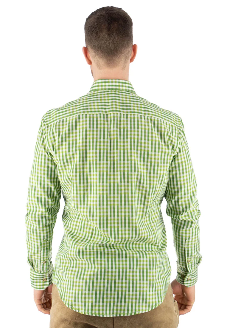 OS Trachten Herrenhemd 1/1 Arm slim fit