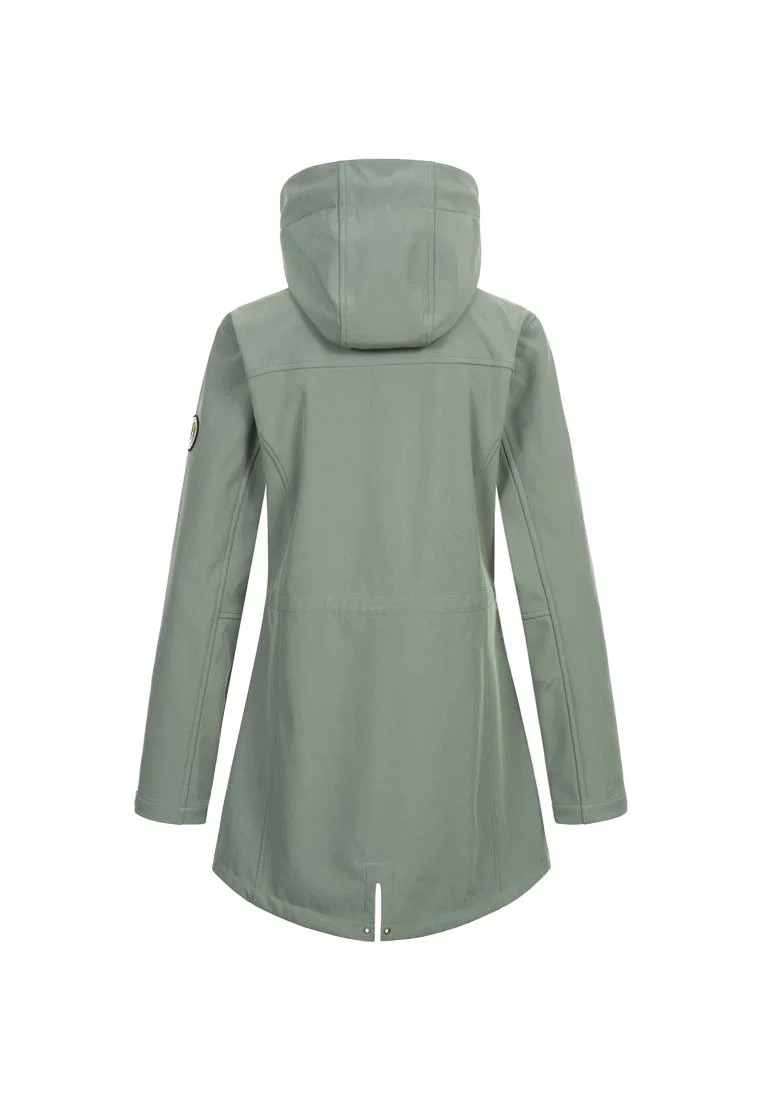 Ankerglut Damen Softshellmantel mit Kapuze 191112