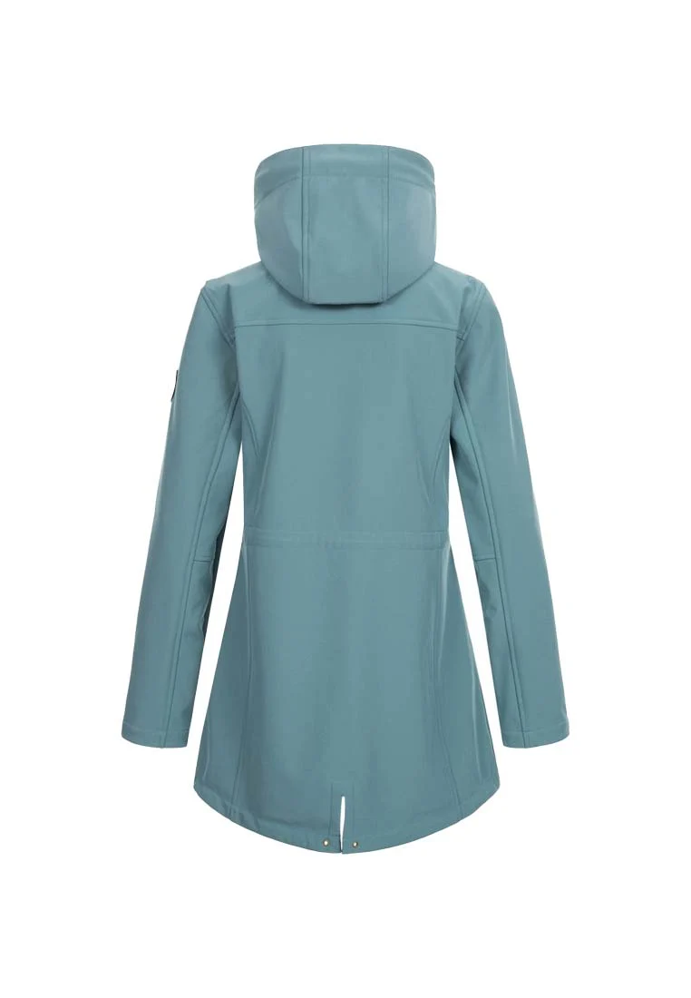 Ankerglut Damen Softshellmantel mit Kapuze 191112