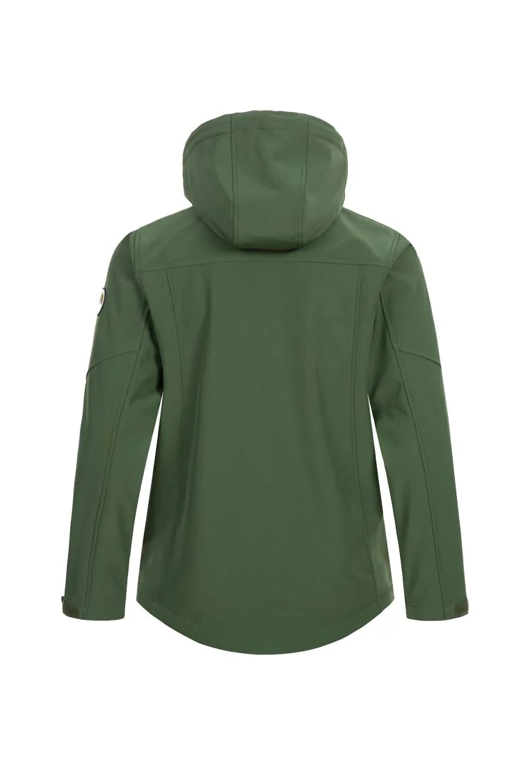 Ankerglut Herren Softshelljacke mit Kapuze 191111