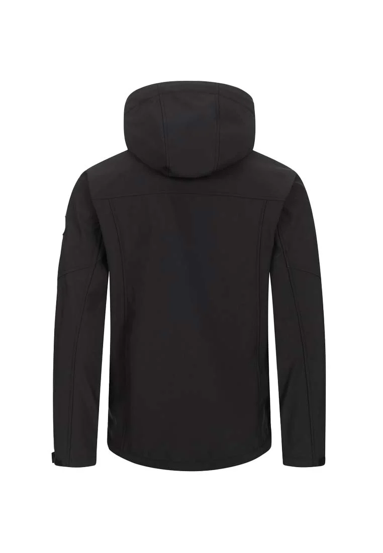 Ankerglut Herren Softshelljacke mit Kapuze 191111