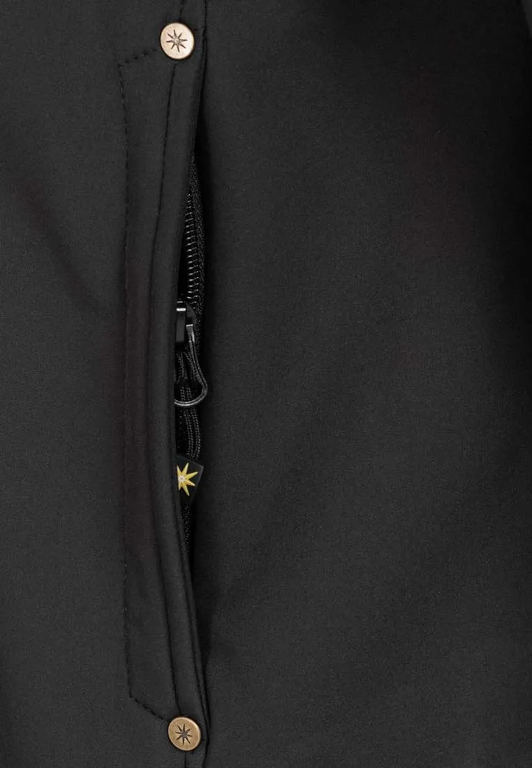 Ankerglut Herren Softshelljacke mit Kapuze 191111