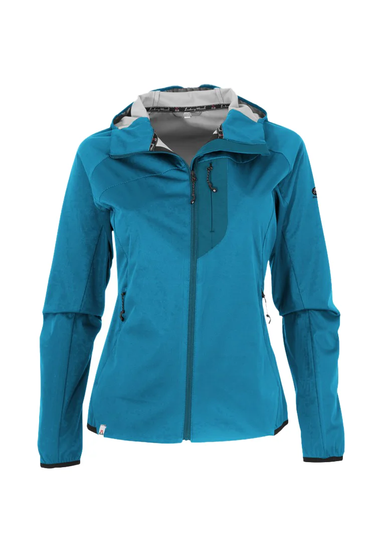 Maul Sport Herren Softshelljacke mit Kapuze Wildbarren