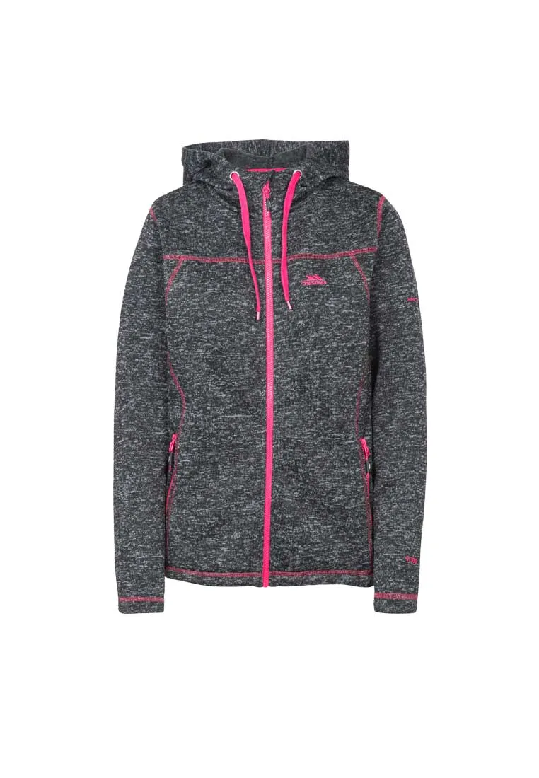 Trespass Damen Strickfleecejacke mit Kapuze ODELIA
