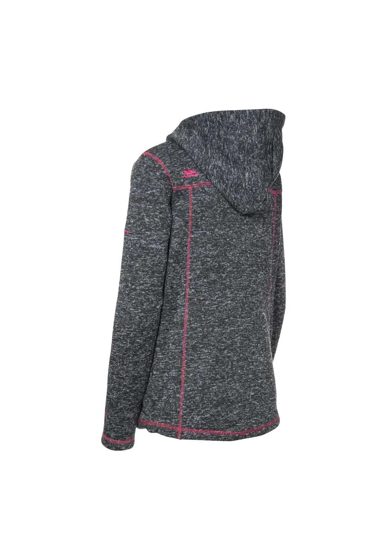 Trespass Damen Strickfleecejacke mit Kapuze ODELIA