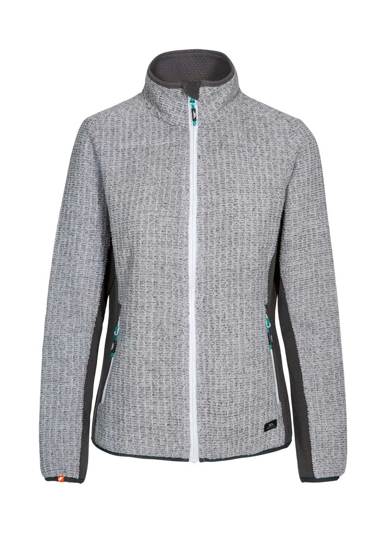 Trespass Damen Fleecejacke mit Einsätzen Liggins grau