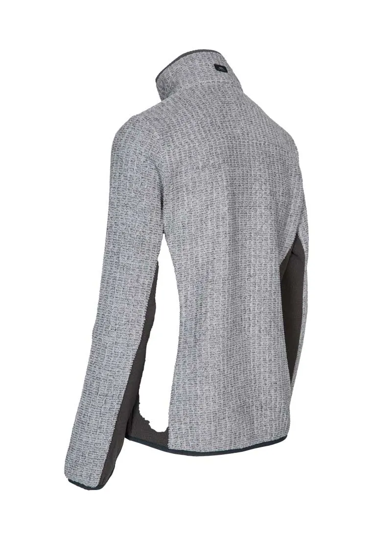 Trespass Damen Fleecejacke mit Einsätzen Liggins grau