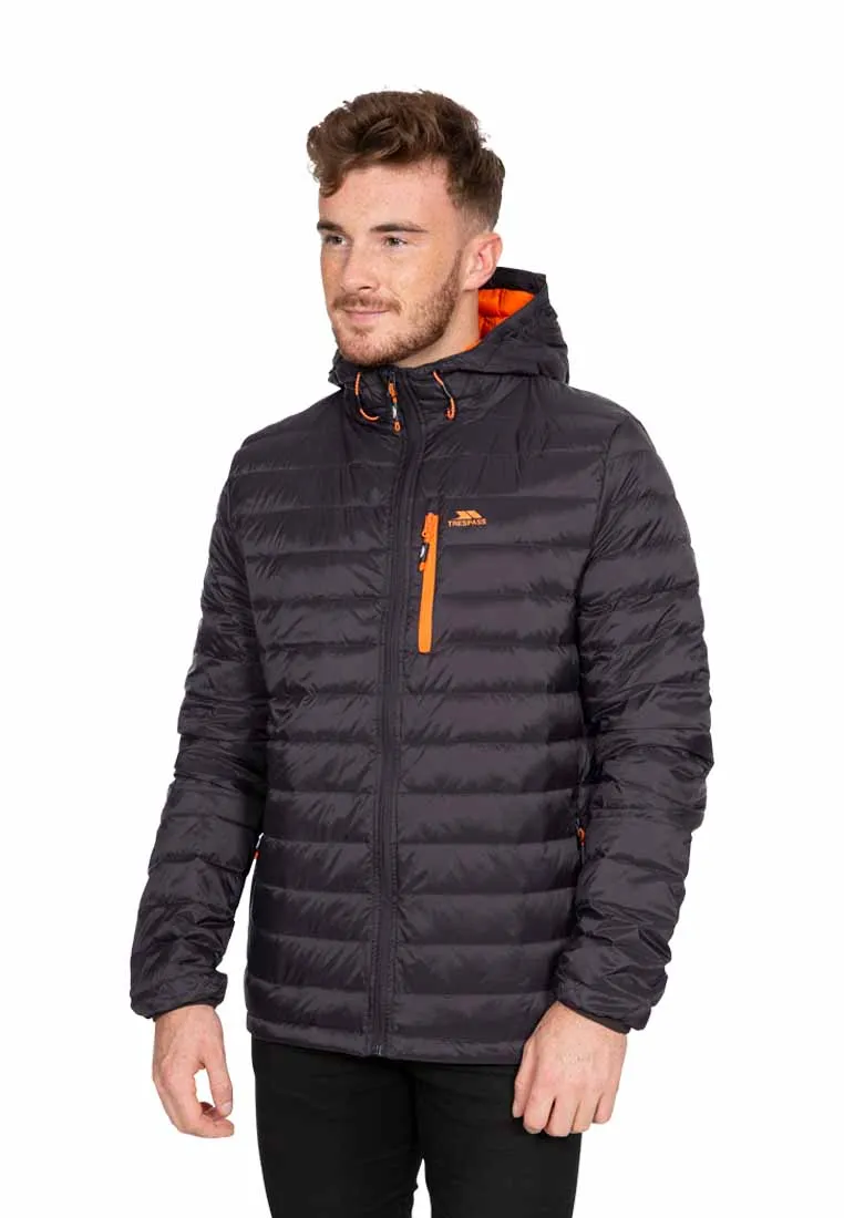 Trespass Herren Isolationsjacke mit Kapuze DIGBY grau