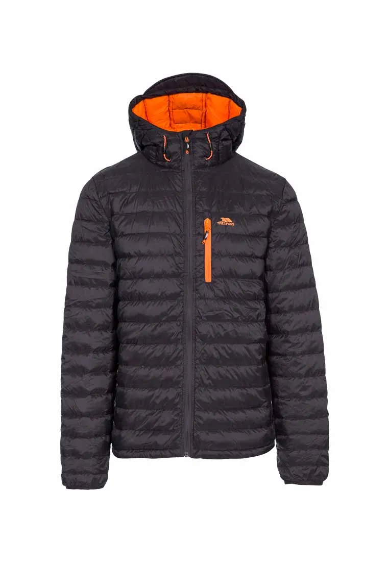 Trespass Herren Isolationsjacke mit Kapuze DIGBY grau