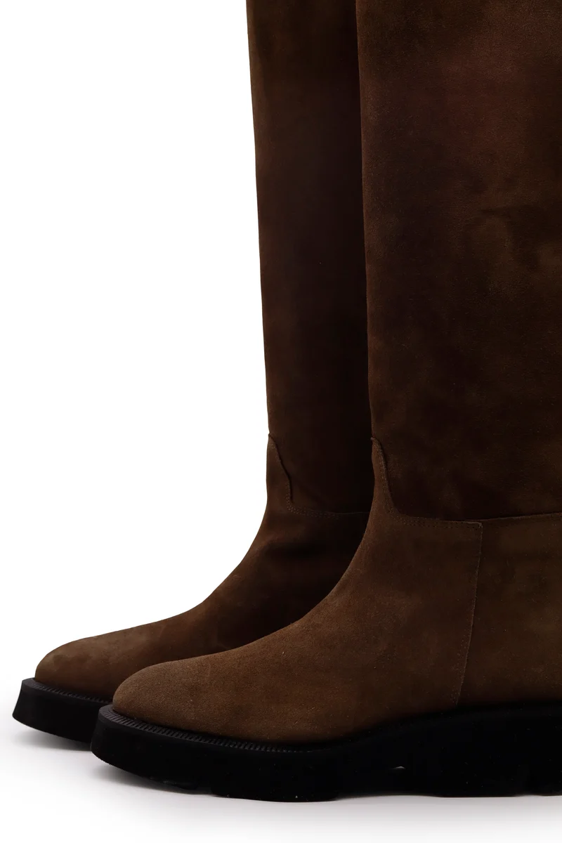 Lydia 5 Boots Velours Militare