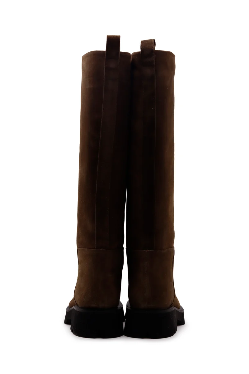 Lydia 5 Boots Velours Militare