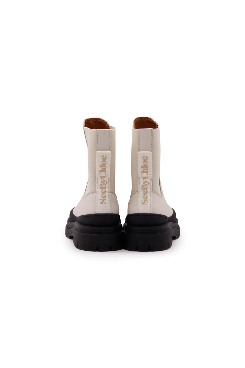 SB39030A Chelsea Boots Ivory
