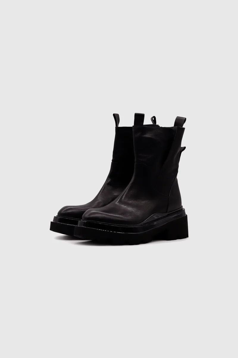 Ankle Boot Shiny Black