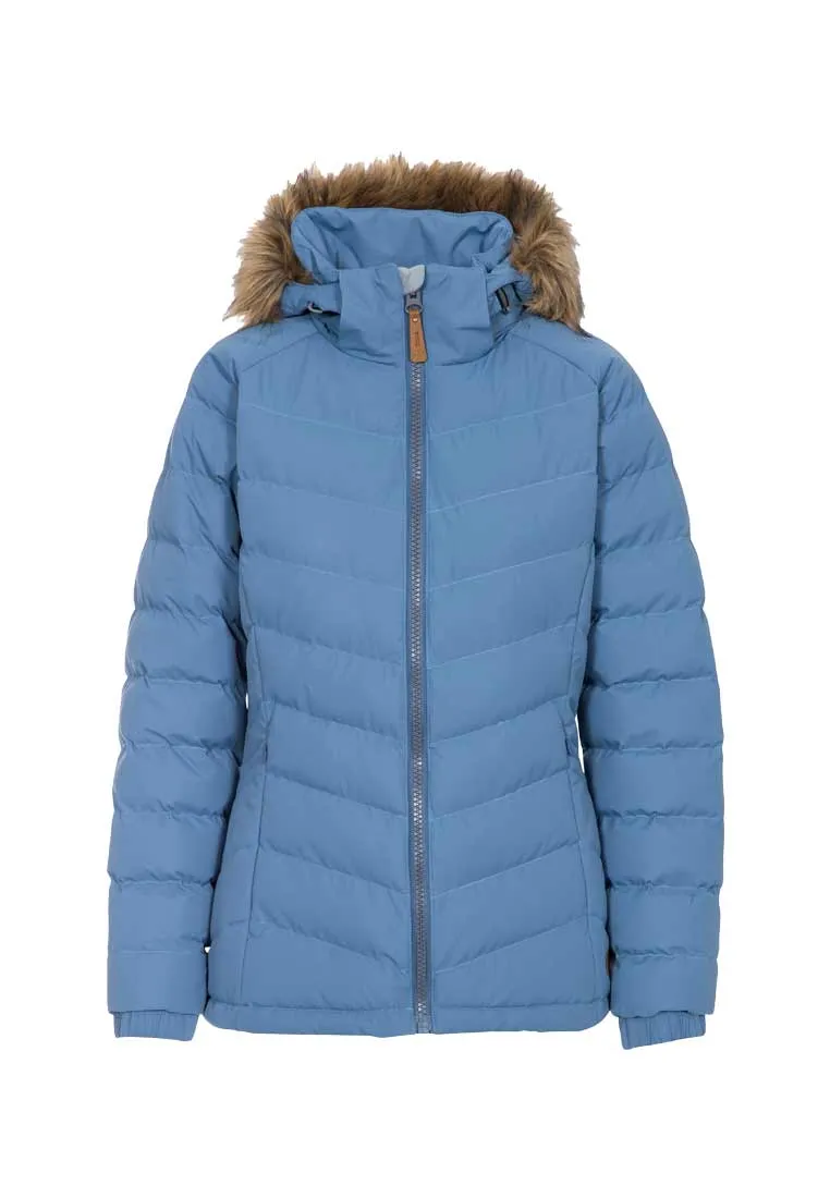Trespass Damen Isolationsjacke mit Fell-Kapuze NADINA
