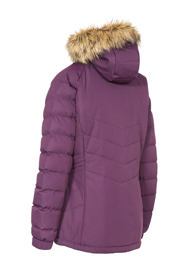 Trespass Damen Isolationsjacke mit Fell-Kapuze NADINA