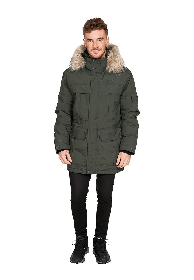 Tresspass Herren Winterparka mit Kapuze HIGHLAND
