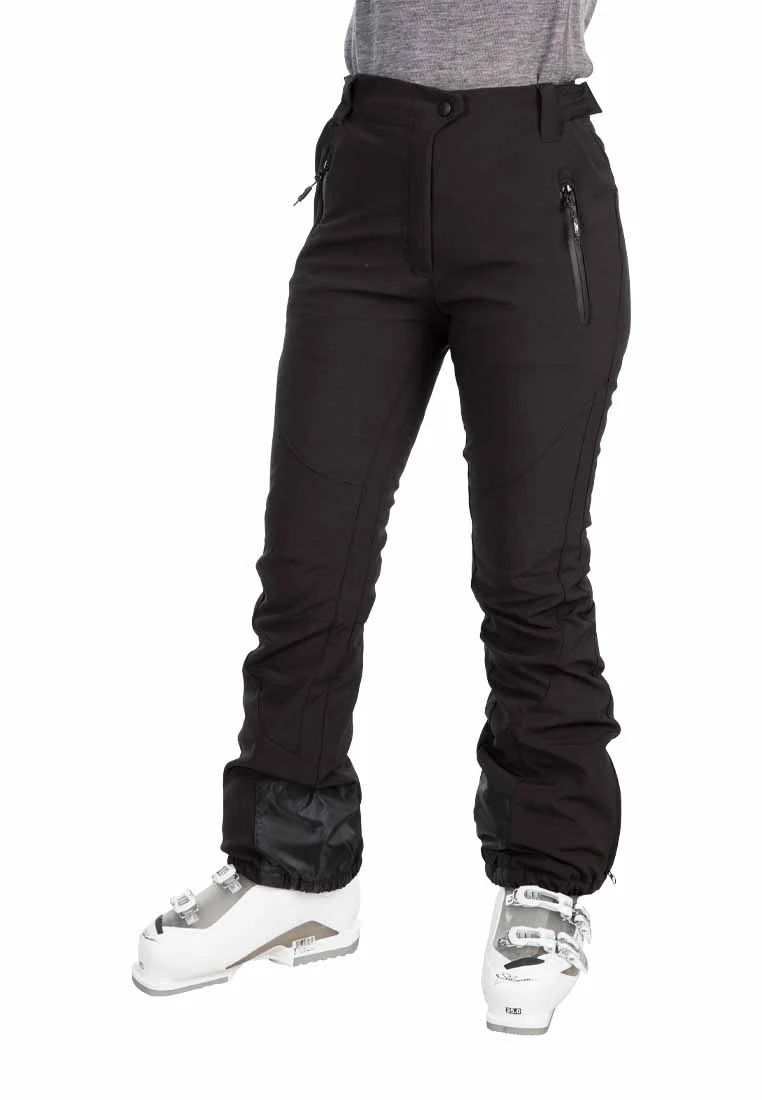 Trespass Damen Softshell Skihose schwarz AMAURA