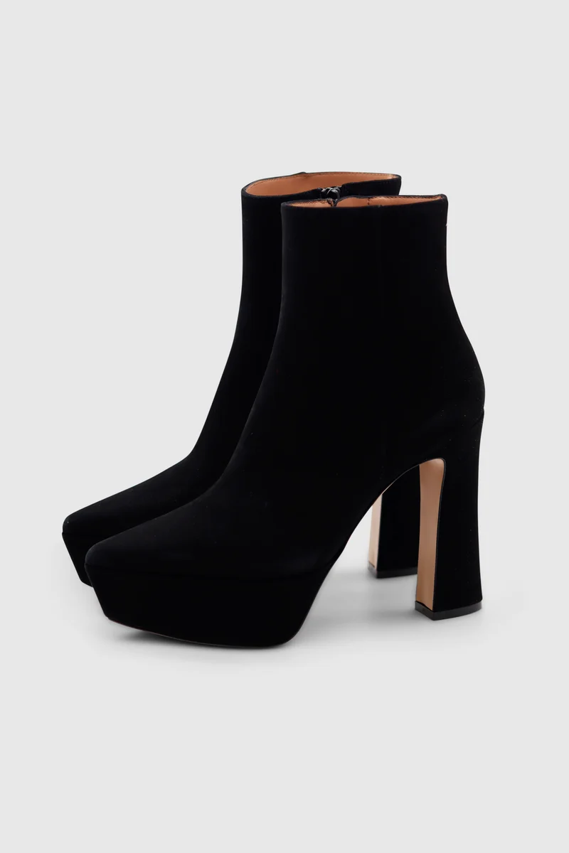 Margot Boots Camoscio Nero