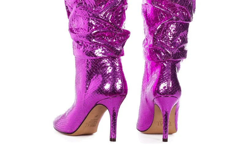 Slouchy Boots Pink