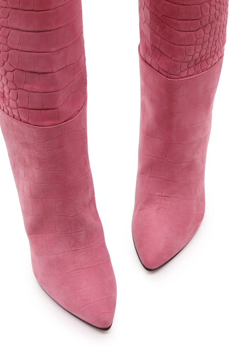 Aura Mock Boots Pink