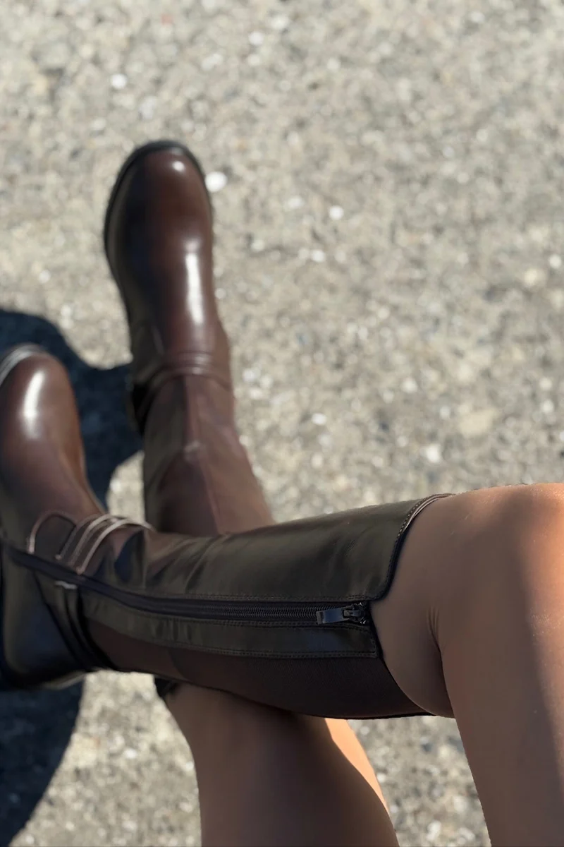 Bloom - Heatherly Boot - Dark Maroon
