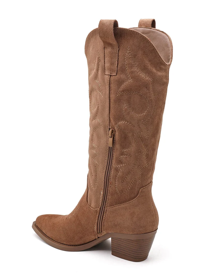 Bloom - Delphinium Boots - Camel