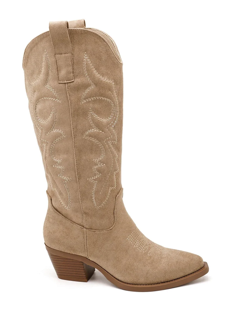 Bloom - Delphinium Boots - Taupe