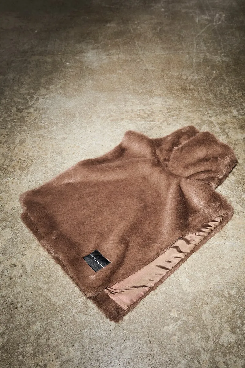 Haute L'Amitié - Fur Neck Warmer HL10681 - Mud Brown