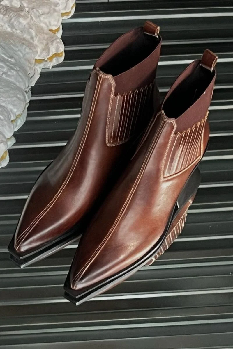 Copenhagen Shoes - The Walking Boot L Cs9041 - 0242 - Dark Cognac