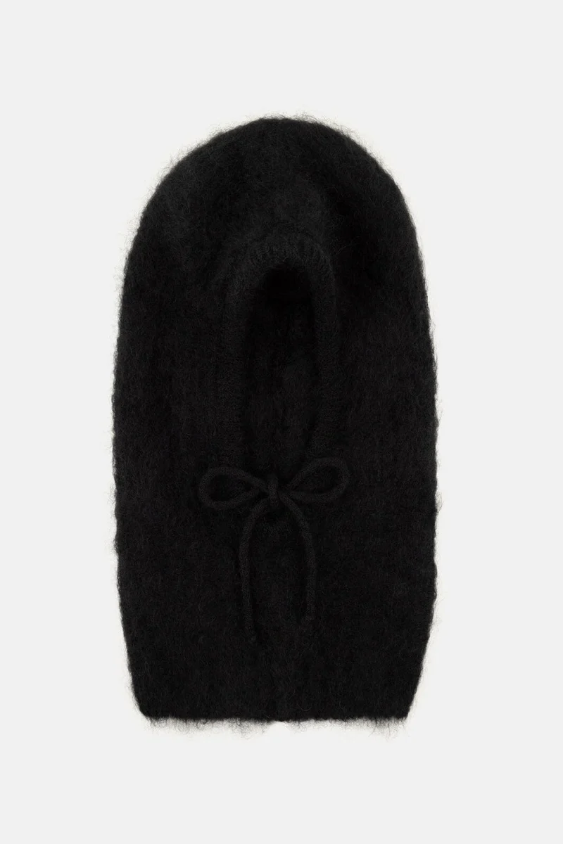 Noella - N-Merle Knit Balaclava 15250007 - 004 - Black