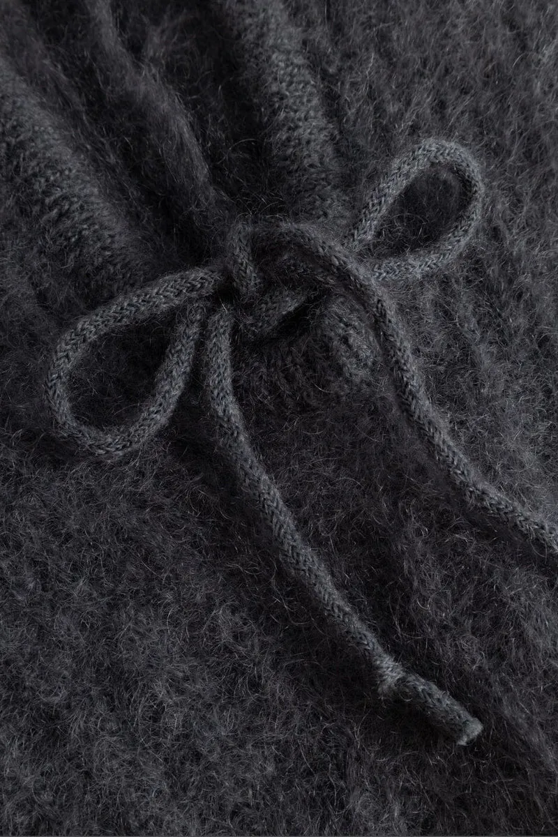 Noella - N-Merle Knit Balaclava 15250007 - 1495 - Medium Grey Melange