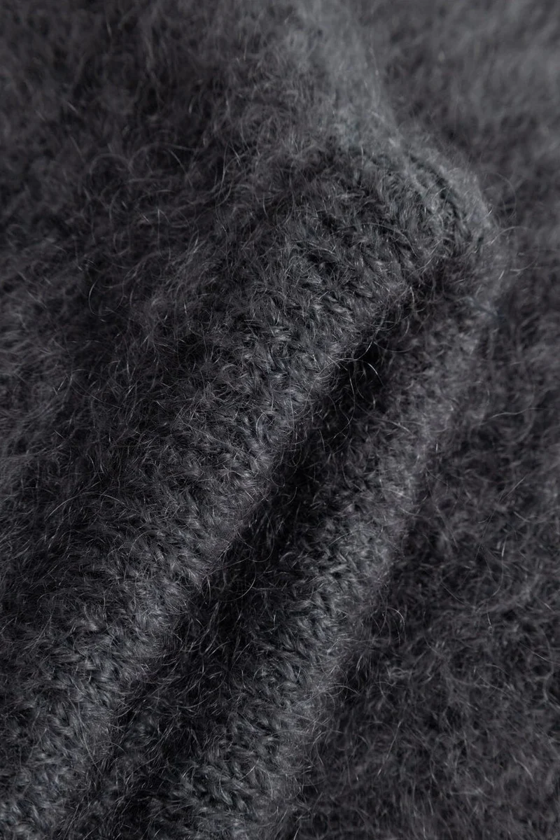 Noella - N-Merle Knit Balaclava 15250007 - 1495 - Medium Grey Melange