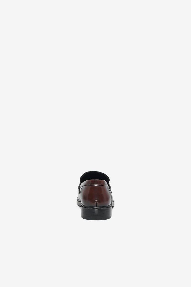 Only Shoes - Onllux-12 Button Loafer - 4844550 Decadent Chocolate
