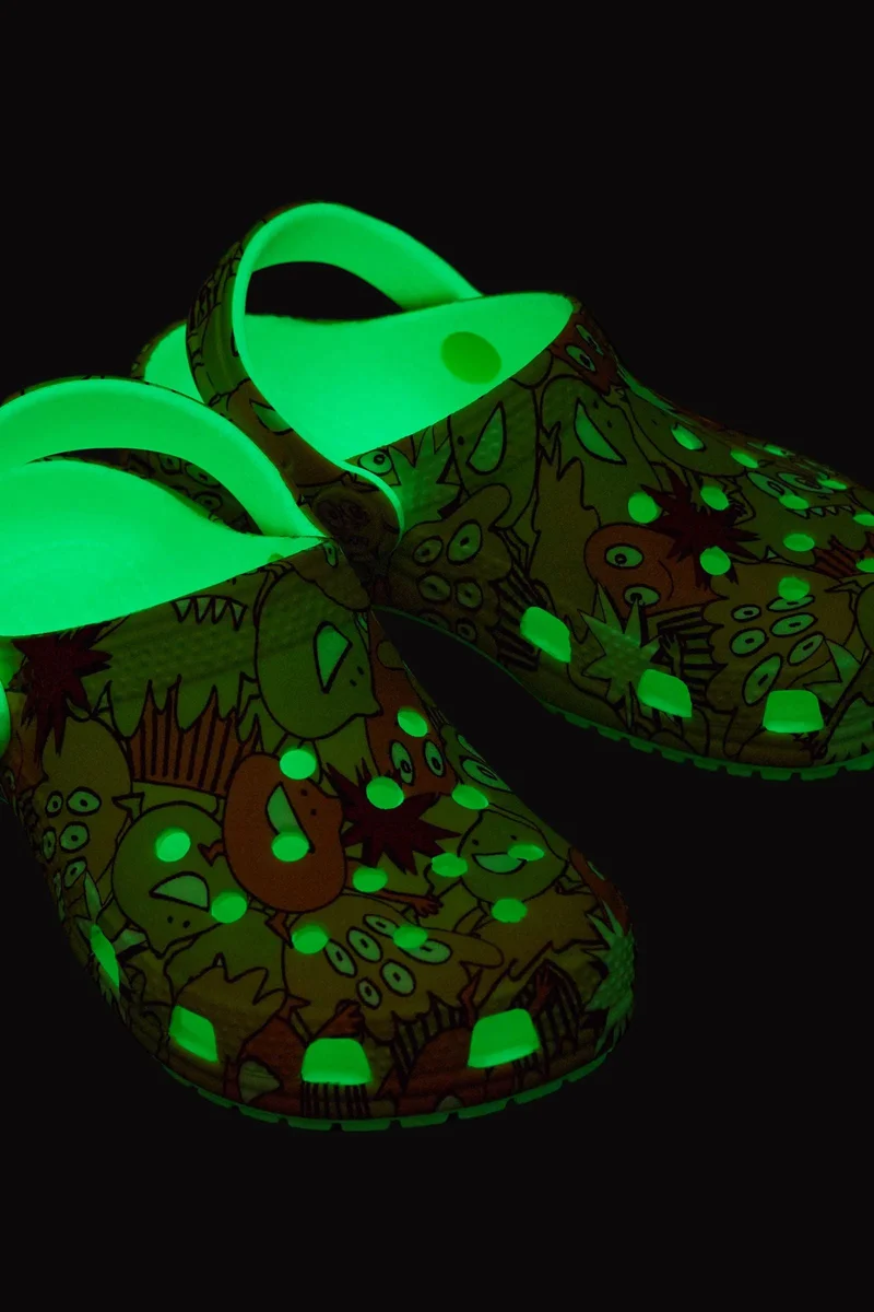 Crocs - Clsc Glow Monster Camo Clog T Glt 213968 - 7Es - Glow-Light