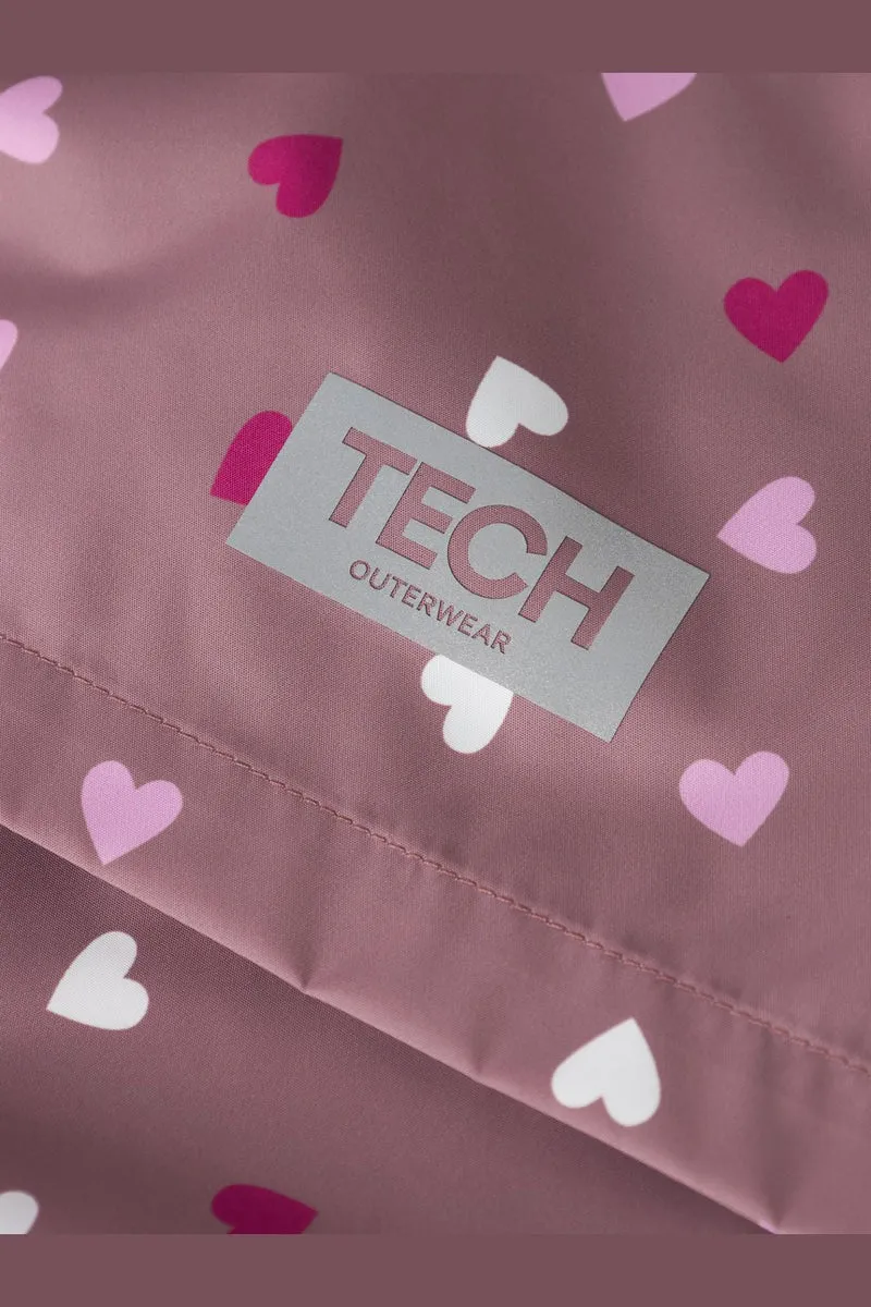 Name It - Nmndrain05 Rain Set - 5108589 Wistful Mauve Hearts