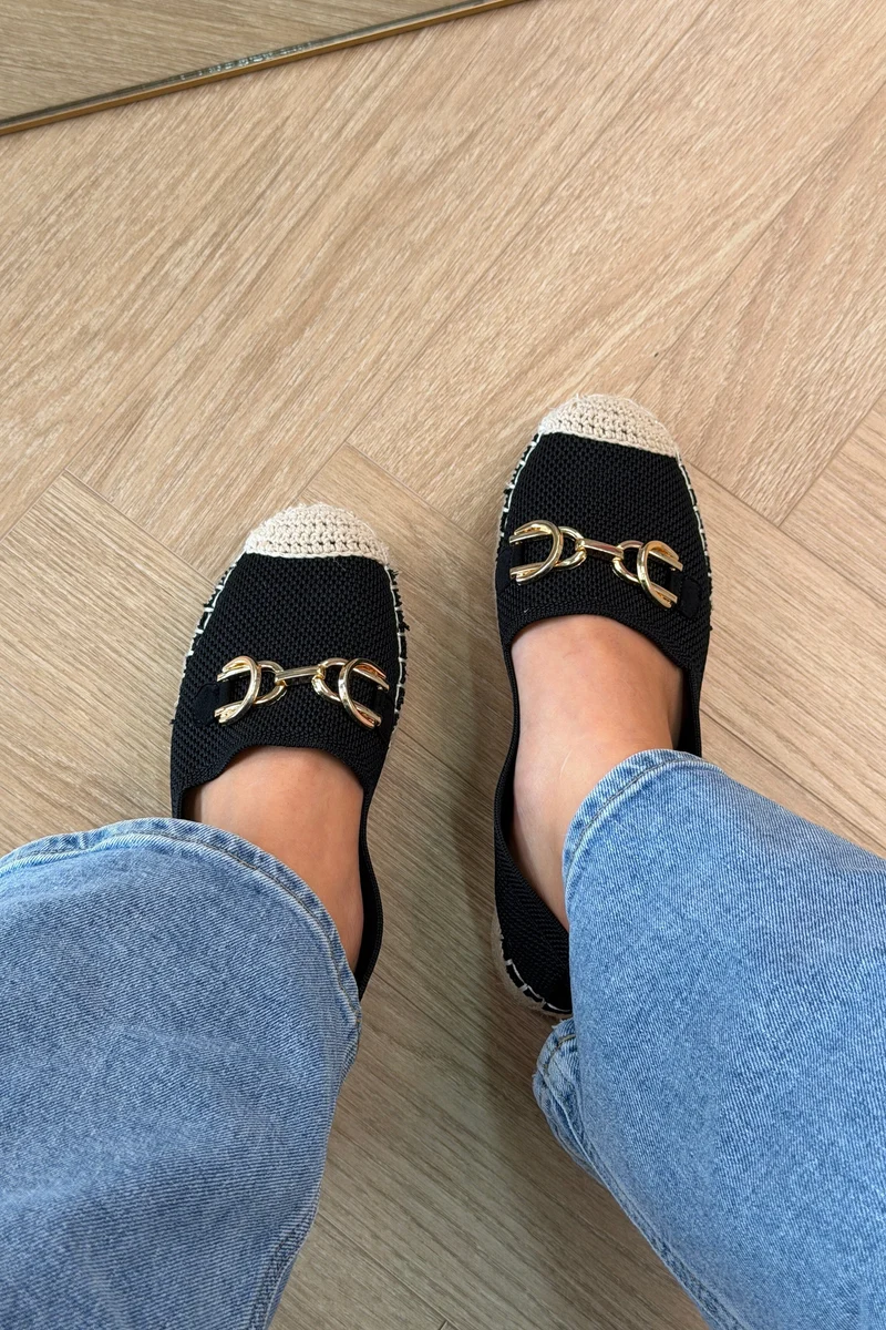 Bloom - Honeysuckle Loafers - Black