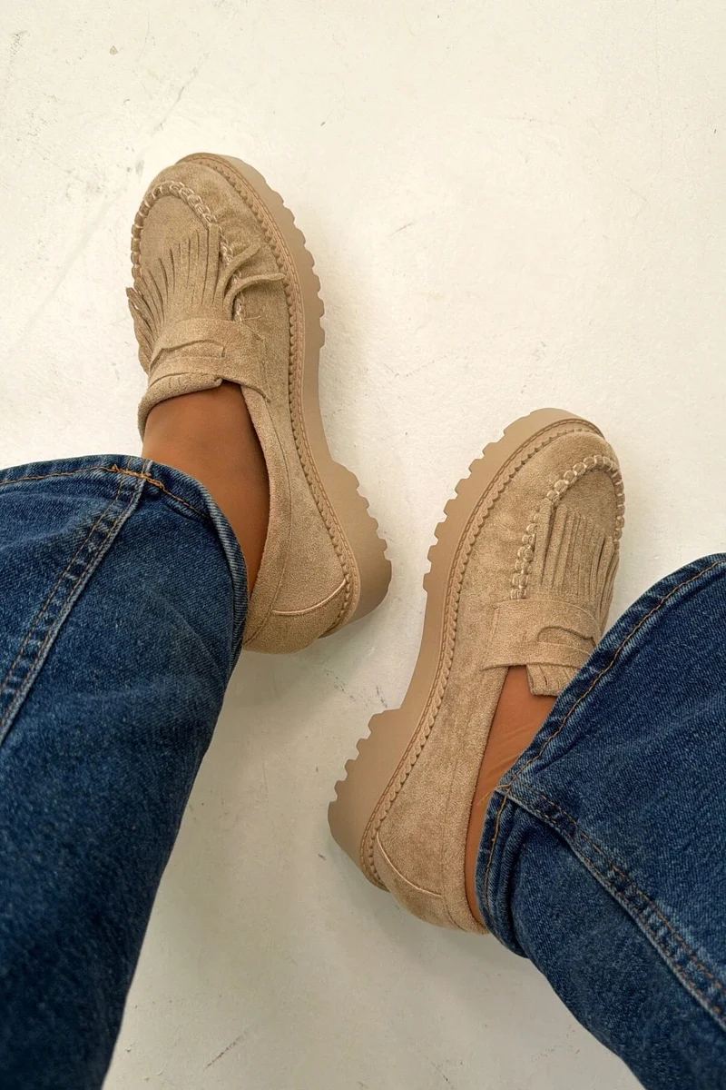 Bloom - Oriella Loafers - Beige