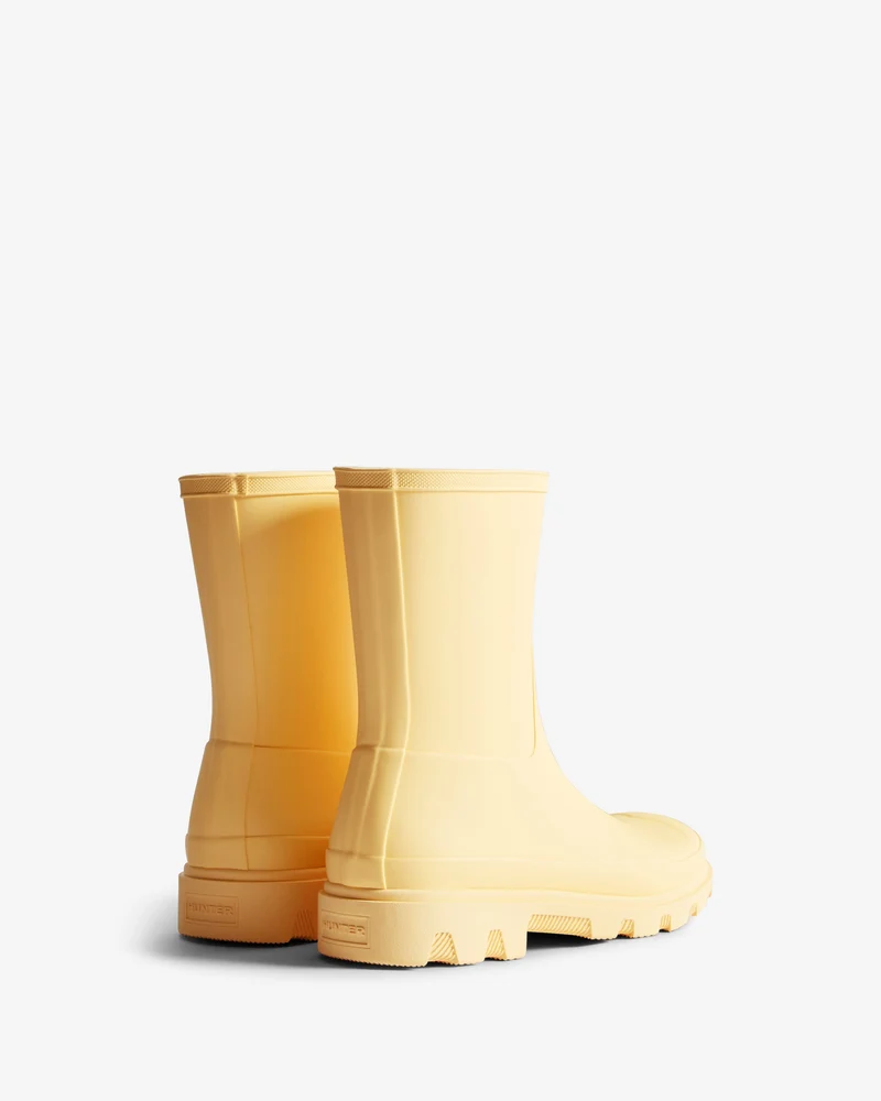 Hunter - Downpour Short Boot Hfru0002251ya - Pale Yellow