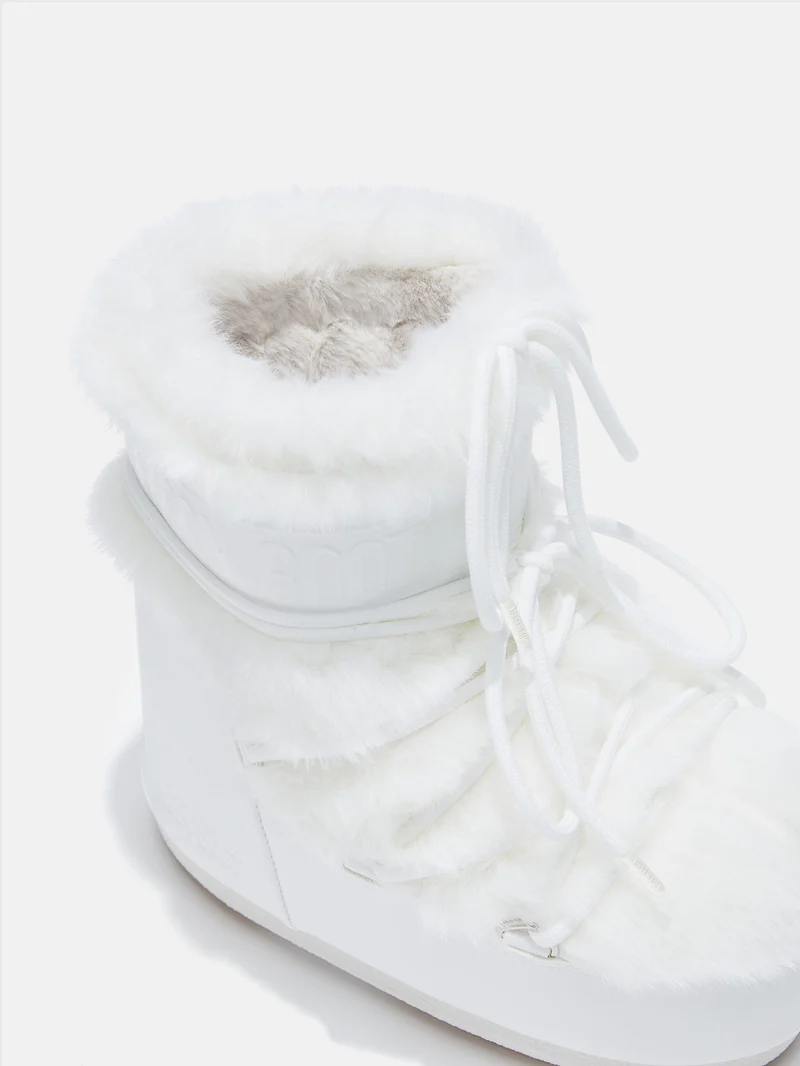 Moon Boot - Mb Icon Low Faux Fur 80D1409390 - A002 Optical White