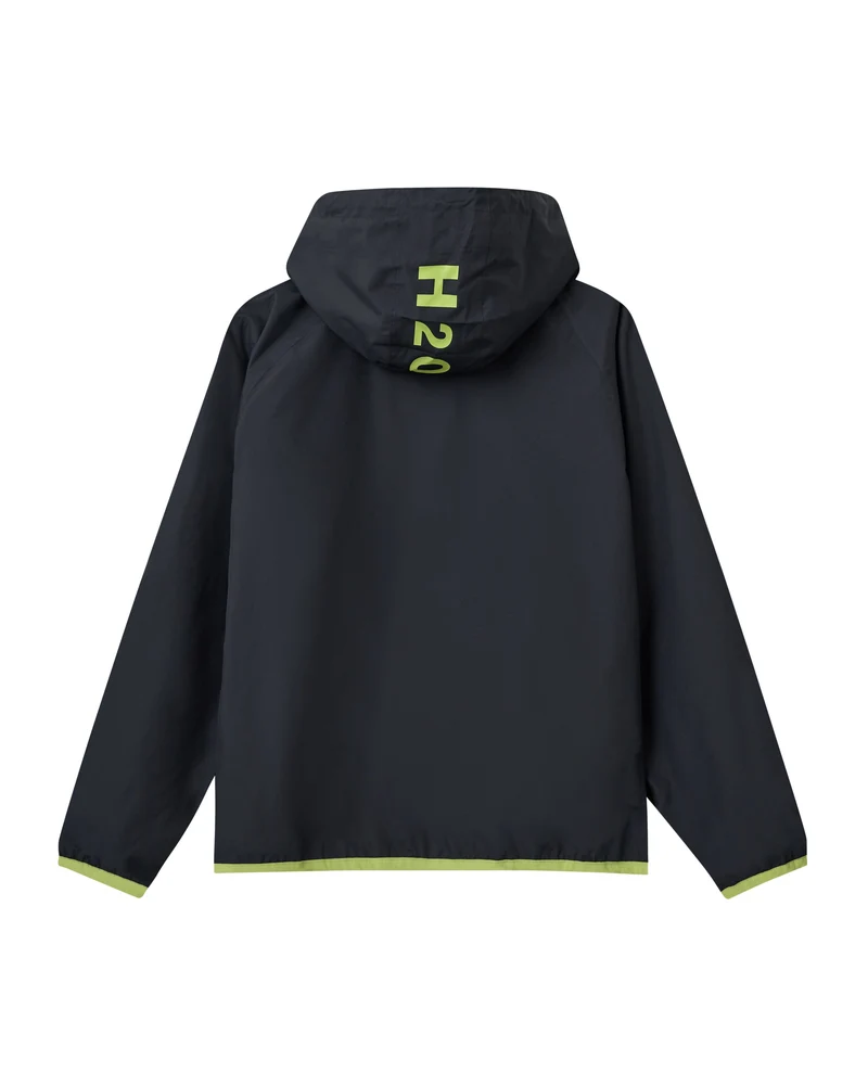 H2O - H2Rømø Festival Lw Rain Jacket Packable 100980-2 - 7021 - Navy/Lime