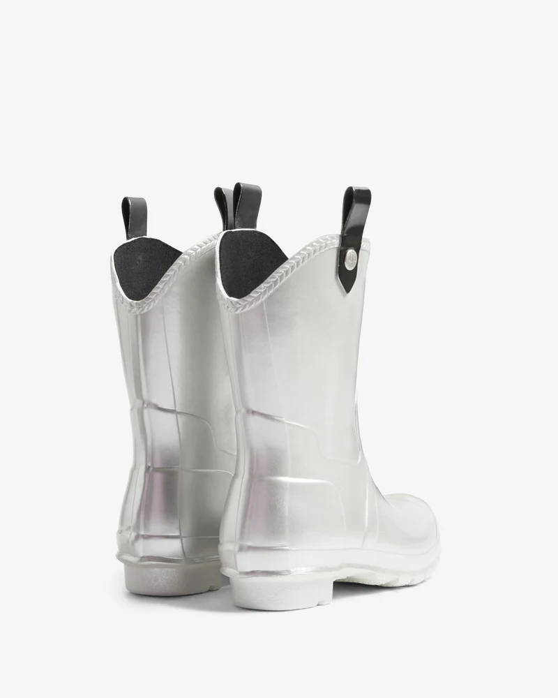 Hunter - Womens Original Cowboy Boot Metallic Hfrw0008261sil - Silver