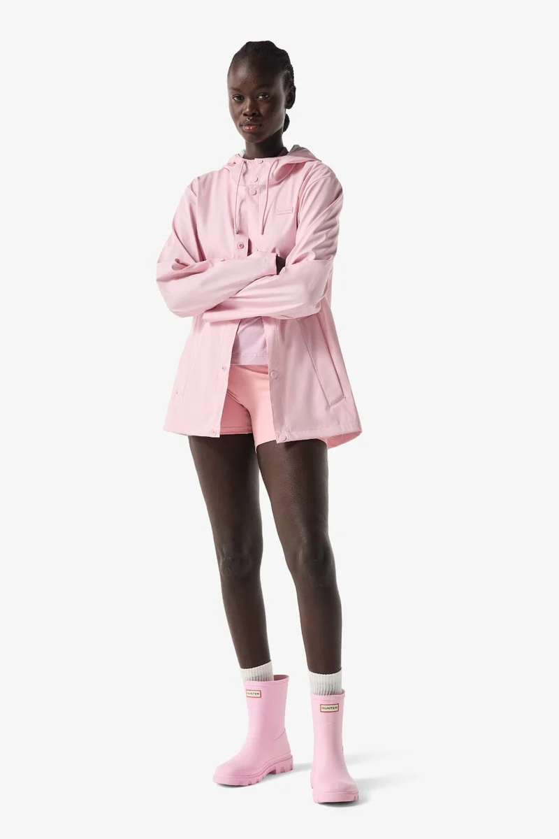 Hunter - Izzy Pu Hooded Jacket Haru0012251pf - Parfait Pink