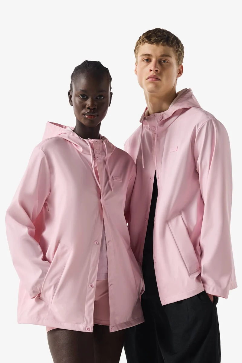Hunter - Izzy Pu Hooded Jacket Haru0012251pf - Parfait Pink